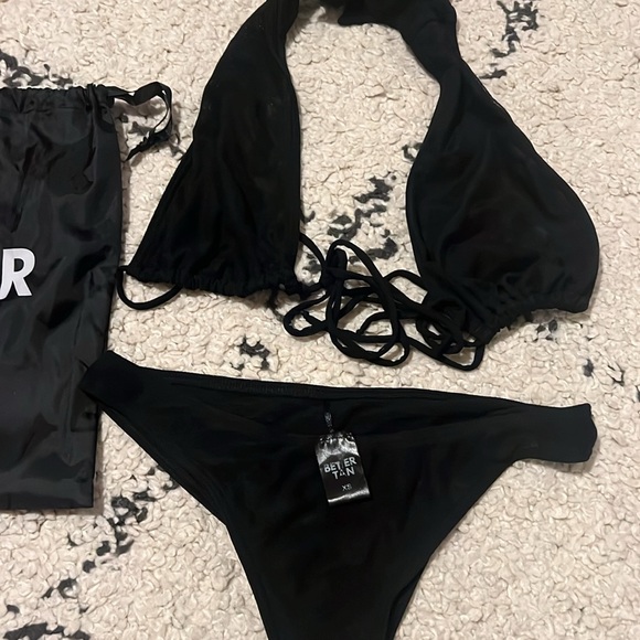Better Tan Black Bikini Set - Size XS/S - Picture 2 of 2